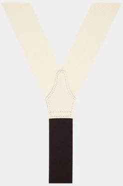 SUITSUPPLY Hosenträger Off-White-Männlich Smoking Accessoires