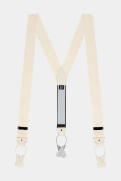 SUITSUPPLY Hosenträger Off-White-Männlich Smoking Accessoires