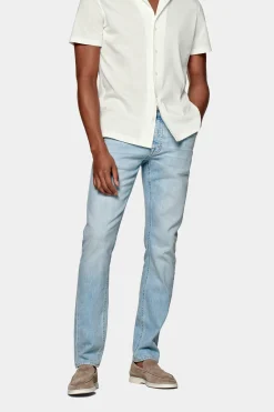 SUITSUPPLY Jules Jeans Hellblau 5-Pocket-Männlich Jeans & Casual Hosen