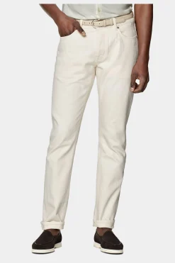 SUITSUPPLY Jules Jeans Off-White 5-Pocket-Männlich Jeans & Casual Hosen