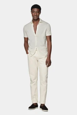 SUITSUPPLY Jules Jeans Off-White 5-Pocket-Männlich Jeans & Casual Hosen