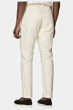 SUITSUPPLY Jules Jeans Off-White 5-Pocket-Männlich Jeans & Casual Hosen