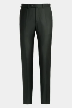 SUITSUPPLY Lazio Anzug Dreiteiler Dunkelgrün-Männlich Business Anzüge