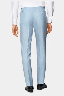 SUITSUPPLY Lazio Anzug Dreiteiler Hellblau-Männlich Hochzeitsanzüge