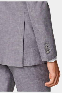 SUITSUPPLY Lazio Anzug Dreiteiler Purpur-Männlich Casual Anzüge