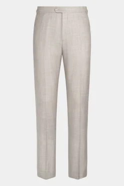 SUITSUPPLY Lazio Anzug Dreiteiler Sand-Männlich Casual Anzüge