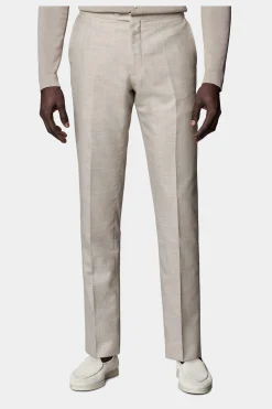 SUITSUPPLY Lazio Anzug Dreiteiler Sand-Männlich Casual Anzüge