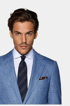 SUITSUPPLY Lazio Anzug Hellblau-Männlich Casual Anzüge