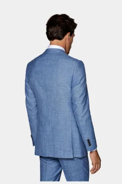 SUITSUPPLY Lazio Anzug Hellblau-Männlich Casual Anzüge