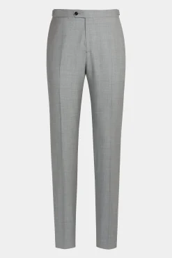 SUITSUPPLY Lazio Anzug Hellgrau-Männlich Business Anzüge