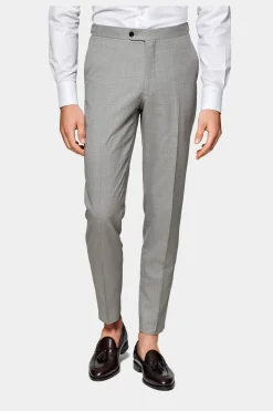 SUITSUPPLY Lazio Anzug Hellgrau-Männlich Business Anzüge