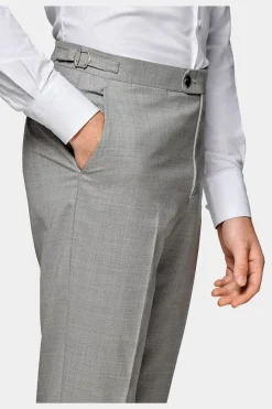 SUITSUPPLY Lazio Anzug Hellgrau-Männlich Business Anzüge