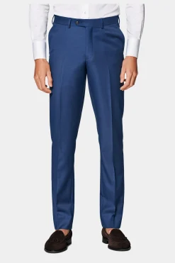 SUITSUPPLY Lazio Anzug Mittelblau-Männlich Business Anzüge