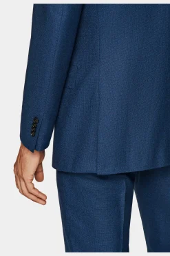 SUITSUPPLY Lazio Anzug Mittelblau-Männlich Business Anzüge