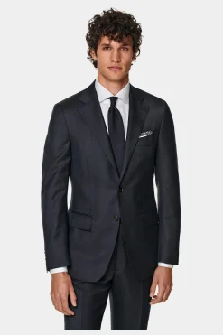 SUITSUPPLY Lazio Anzug Navy-Männlich Business Anzüge