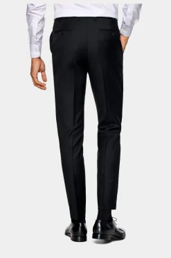 SUITSUPPLY Lazio Anzug Schwarz-Männlich Business Anzüge