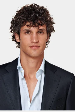 SUITSUPPLY Lazio Anzugsakko Navy-Männlich Anzugsakkos