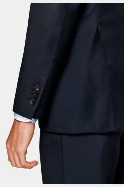 SUITSUPPLY Lazio Anzugsakko Navy-Männlich Anzugsakkos