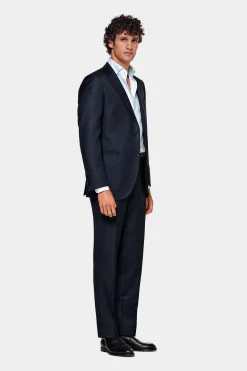 SUITSUPPLY Lazio Anzugsakko Navy-Männlich Anzugsakkos