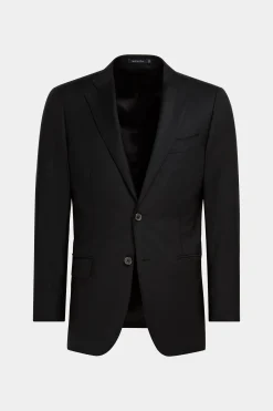 SUITSUPPLY Lazio Anzugsakko Schwarz-Männlich Anzugsakkos