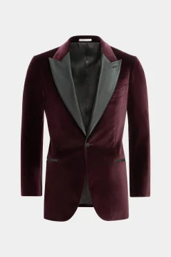 SUITSUPPLY Lazio Dinnerjackett Burgunderrot-Männlich Dinnerjacketts