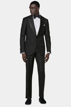 SUITSUPPLY Lazio Dinnerjackett Schwarz-Männlich Dinnerjacketts