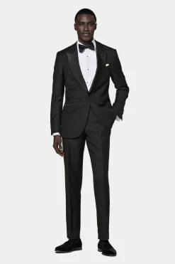 SUITSUPPLY Lazio Dinnerjackett Schwarz-Männlich Dinnerjacketts