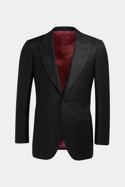SUITSUPPLY Lazio Dinnerjackett Schwarz-Männlich Dinnerjacketts