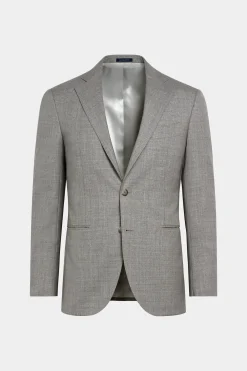 SUITSUPPLY Lazio Ganzjahresanzug Hellgrau-Männlich Business Anzüge