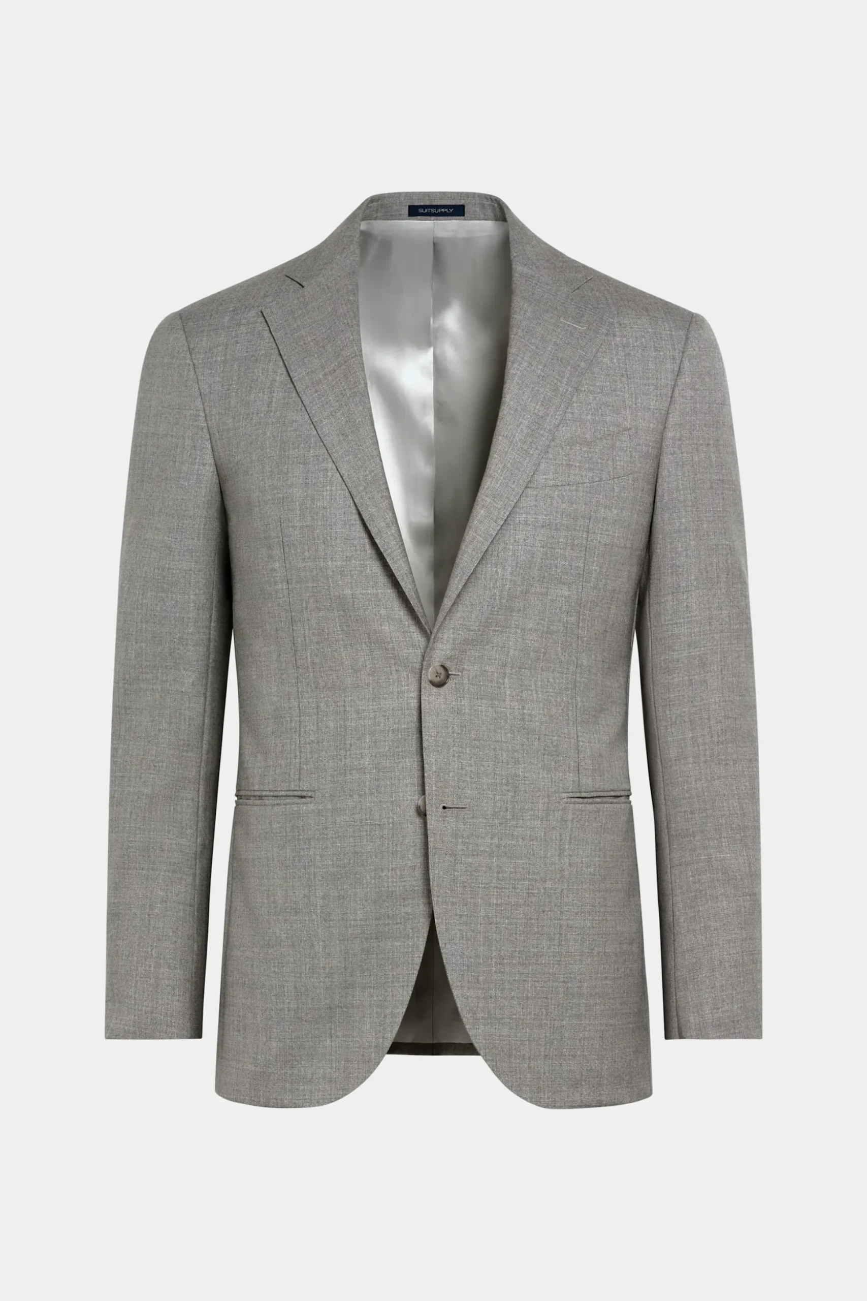 SUITSUPPLY Lazio Ganzjahresanzug Hellgrau-Männlich Business Anzüge
