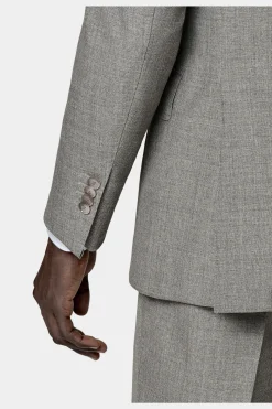 SUITSUPPLY Lazio Ganzjahresanzug Hellgrau-Männlich Business Anzüge