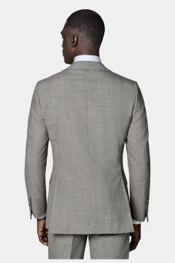 SUITSUPPLY Lazio Ganzjahresanzug Hellgrau-Männlich Business Anzüge