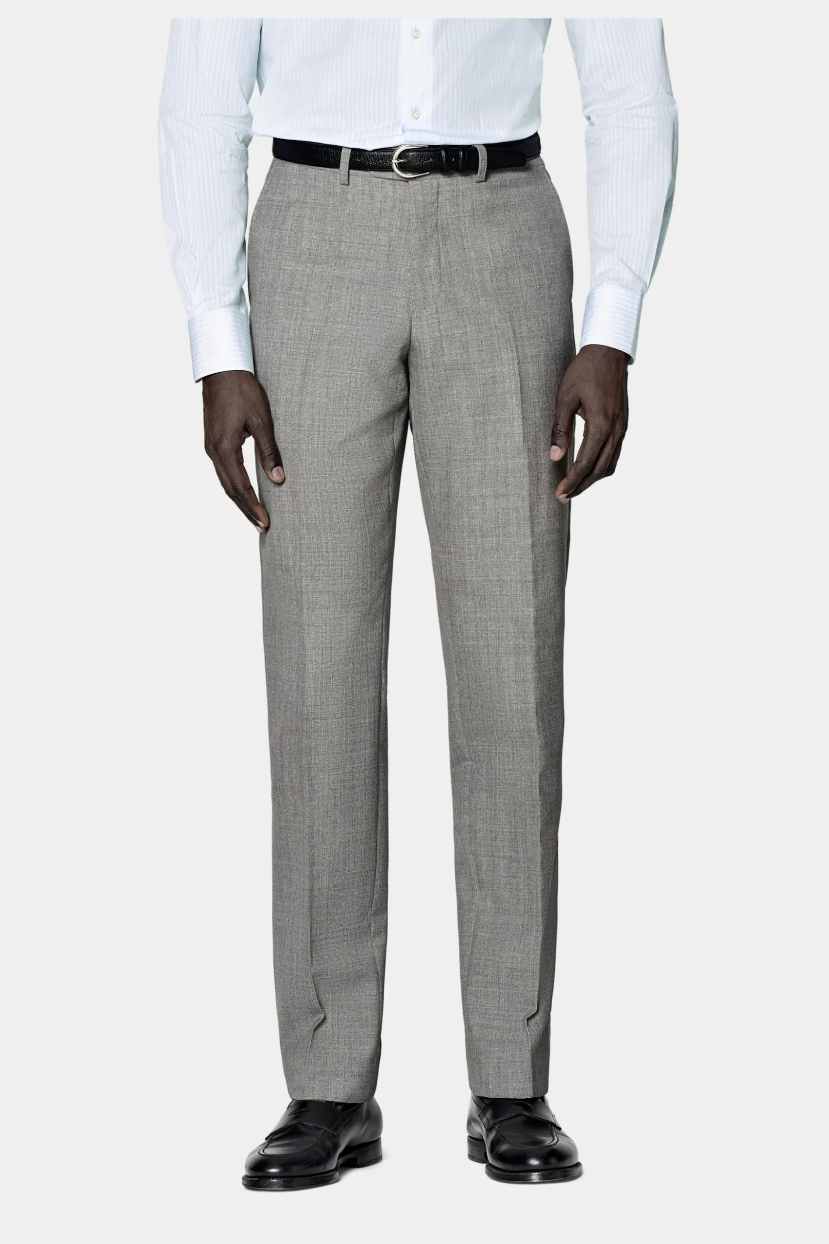 SUITSUPPLY Lazio Ganzjahresanzug Hellgrau-Männlich Business Anzüge