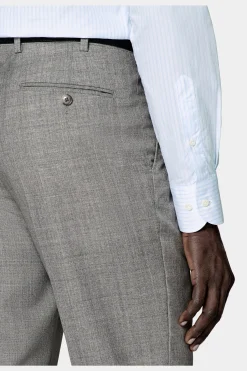 SUITSUPPLY Lazio Ganzjahresanzug Hellgrau-Männlich Business Anzüge
