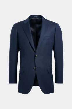 SUITSUPPLY Lazio Ganzjahresanzug Navy-Männlich Business Anzüge