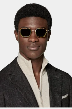 SUITSUPPLY Lazio Sakko Dunkelbraun-Männlich Klassische Sakkos