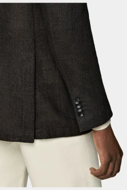 SUITSUPPLY Lazio Sakko Dunkelbraun-Männlich Klassische Sakkos