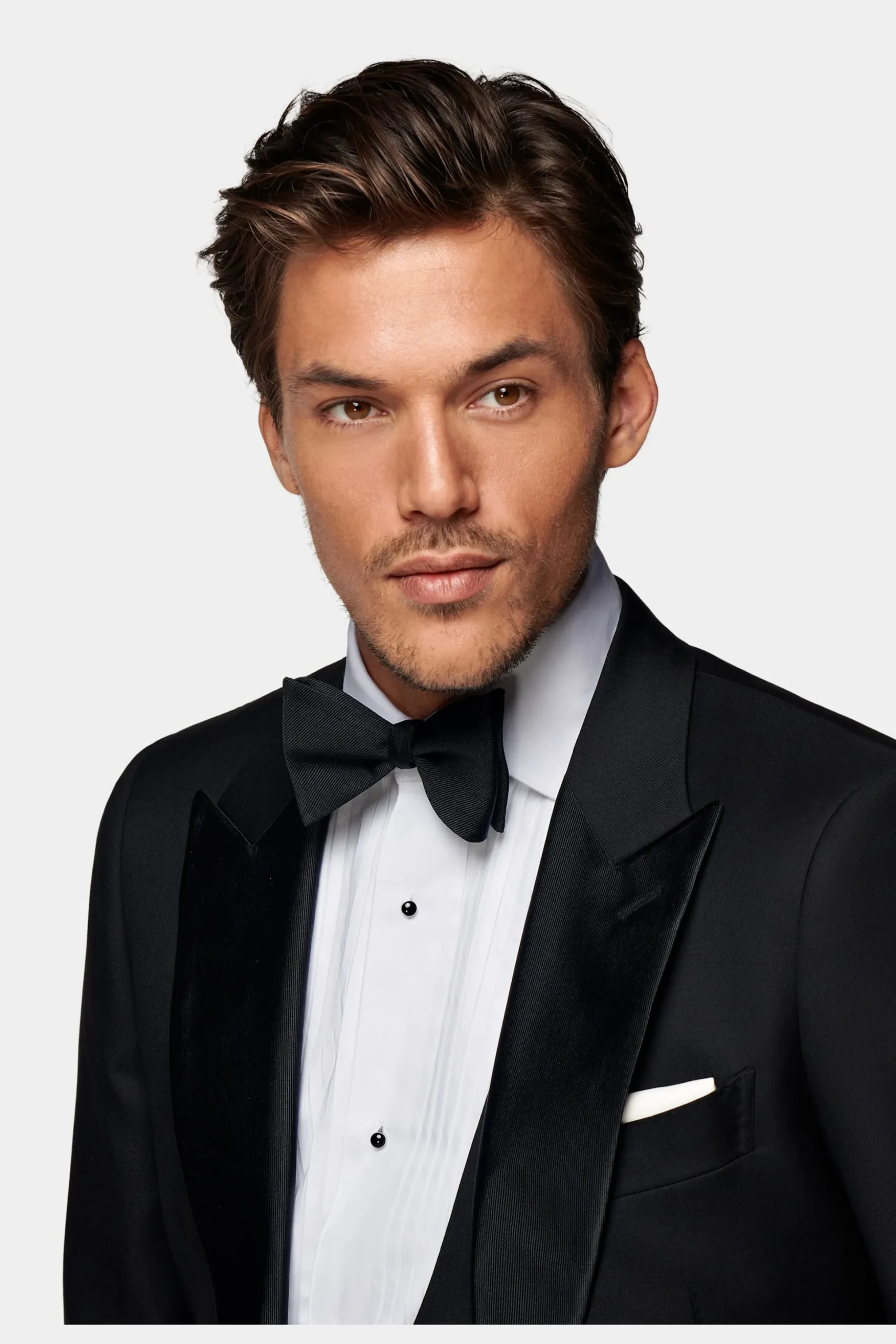SUITSUPPLY Lazio Smoking Dreiteiler Schwarz-Männlich Smokings