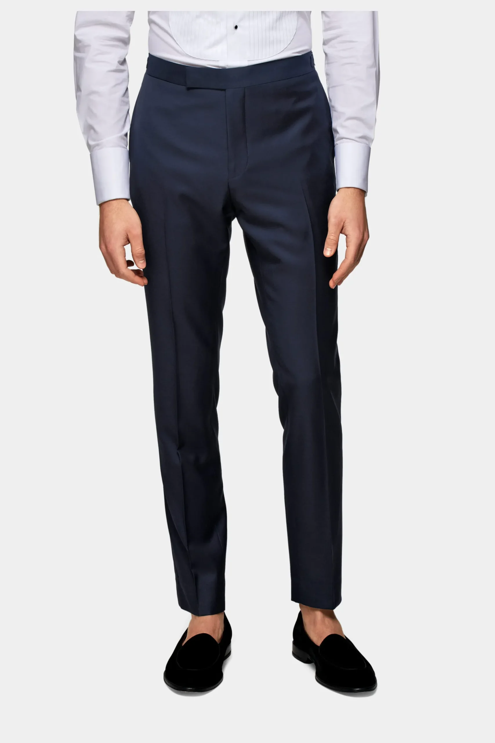 SUITSUPPLY Lazio Smoking Dreiteiler Mittelblau-Männlich Smokings