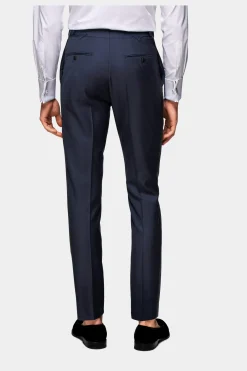 SUITSUPPLY Lazio Smoking Dreiteiler Mittelblau-Männlich Smokings