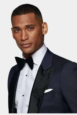 SUITSUPPLY Lazio Smoking Dreiteiler Navy-Männlich Smokings