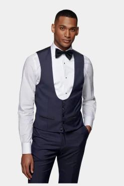 SUITSUPPLY Lazio Smoking Dreiteiler Navy-Männlich Smokings