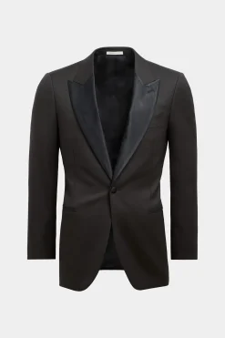 SUITSUPPLY Lazio Smoking Dunkelbraun-Männlich Smokings