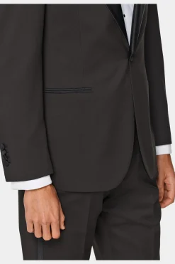 SUITSUPPLY Lazio Smoking Dunkelbraun-Männlich Smokings