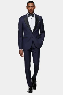 SUITSUPPLY Lazio Smoking Navy-Männlich Smokings