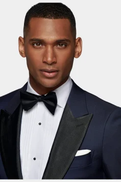 SUITSUPPLY Lazio Smoking Navy-Männlich Smokings