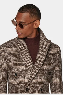 SUITSUPPLY Mantel Braun-Männlich Elegante Mäntel