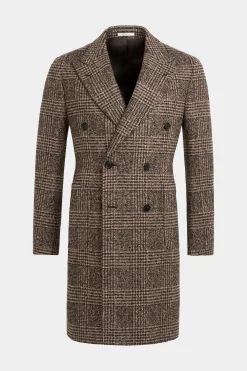 SUITSUPPLY Mantel Braun-Männlich Elegante Mäntel