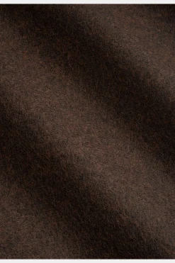 SUITSUPPLY Mantel Dunkelbraun Gürtel-Männlich Elegante Mäntel
