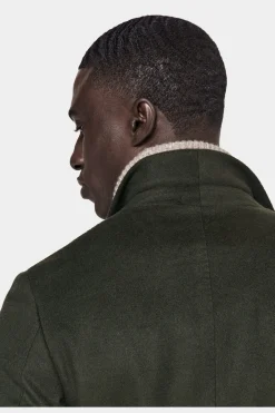 SUITSUPPLY Mantel Grün-Männlich Elegante Mäntel